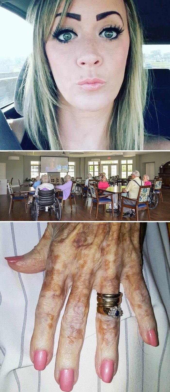 Kozmetičarka je privukla pažnju javnosti kad je na internetu podijelila sliku ruke jedne starice iz doma