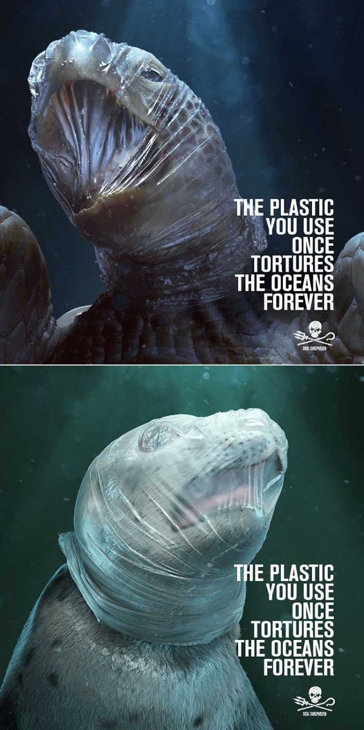 Organizacija za zaštitu podvodnog svijeta koristi šokantne slike kako bi ljudima pokazala posljedice onečišćenja