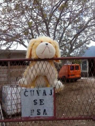 Uzeli su velikog plišanog psa, stavili ga "savršeno mjesto" i nasmijali susjede