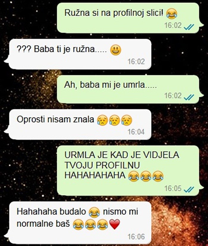 ČUDNO PRIJATELJSTVO Vrijeđanje se pretvorilo u neukusnu šalu, a onda su se počele smijati