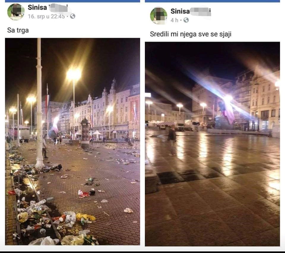 SVAKA ČAST, LJUDI! Ekipa iz Čistoće u nekoliko sati sredila trg nakon velikog slavlja