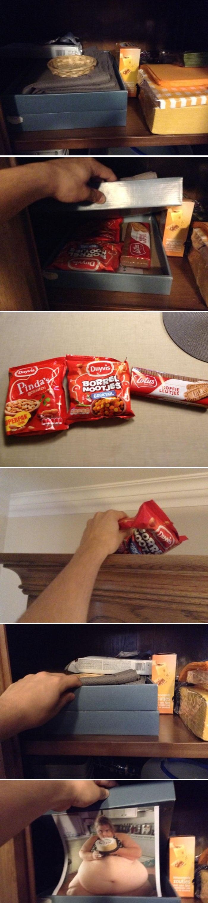 Lik u kući pronašao tajno skrovište za hranu pa "zločincu" ostavio uznemirujuću poruku