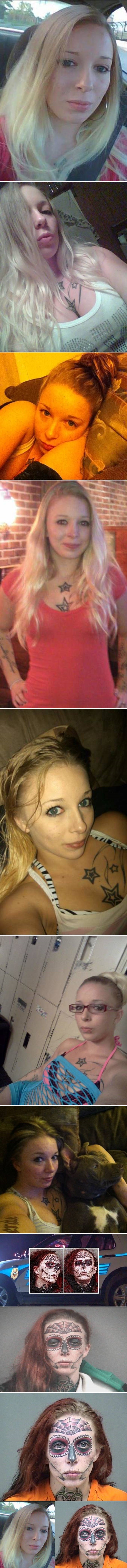 Usporedba starih i novih fotografija pokazuje kako je droga uništila nekada običnu i dragu djevojku