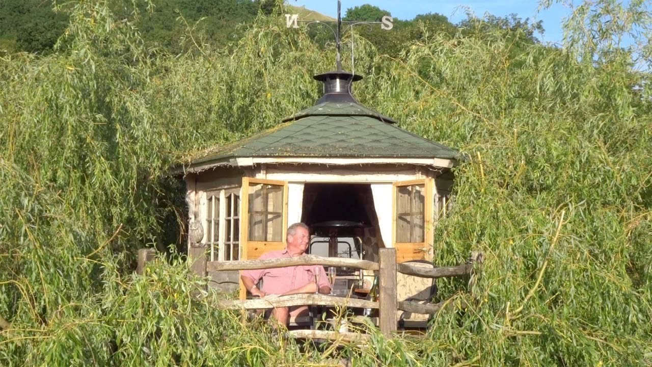 Djed nije htio posjeći drvo, umjesto toga je napravio prekrasnu kućicu koja se jedva vidi