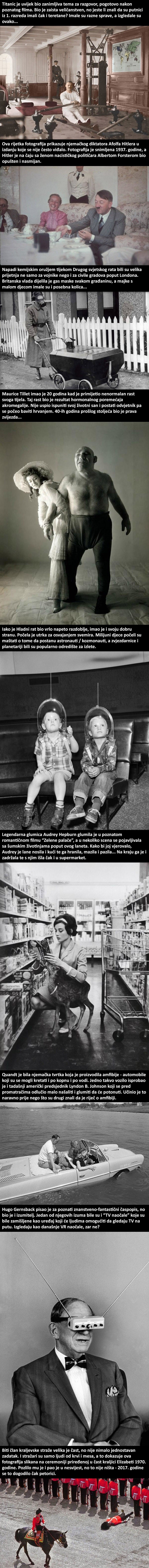 Vrijeme je da vidite ove rijetke fotografije koje vam u udžbenicima iz povijesti nisu pokazali