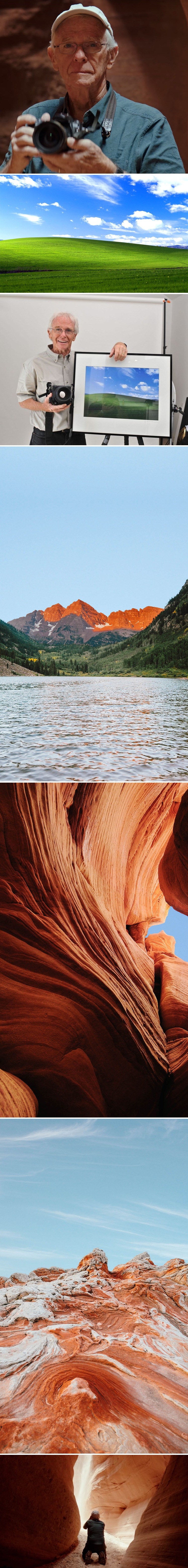 75-godišnji fotograf koji je slikao poznatu pozadinu za Windows XP napravio je nove pozadine za vaš mobitel