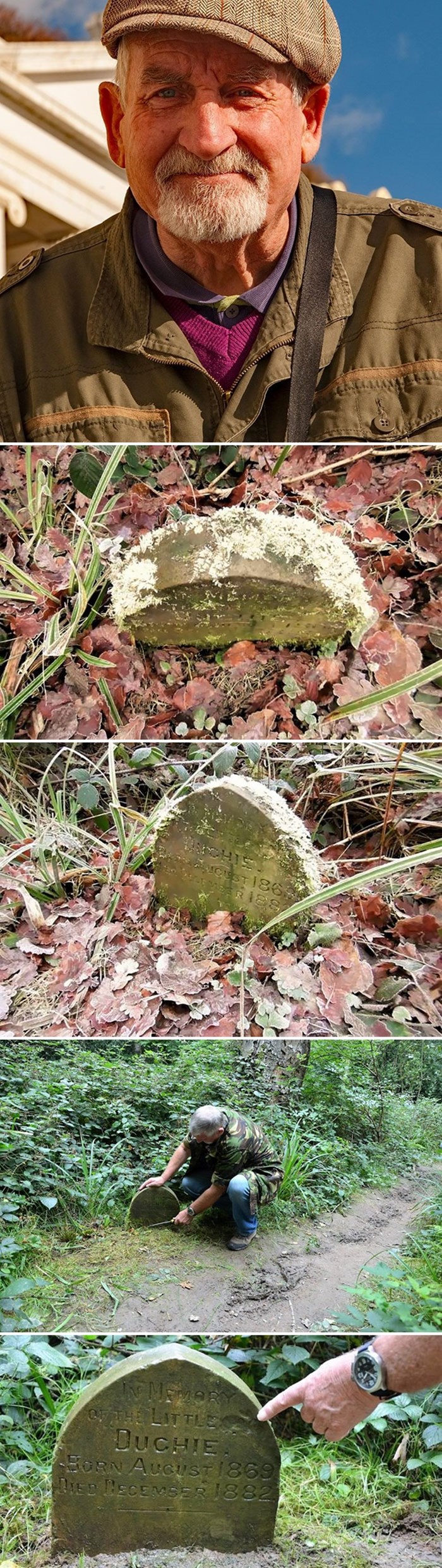 Umirovljenik je u šumi pronašao nadgrobni spomenik, kad ga je očistio otkrio je zanimljivu priču
