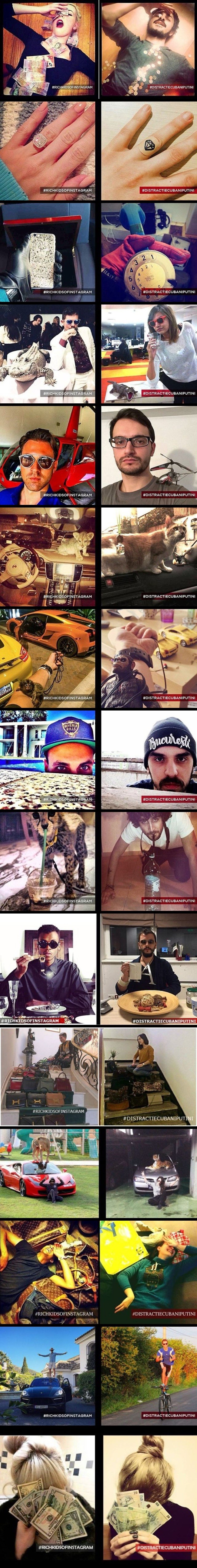 "Siromašna djeca Instagrama" narugala su se bogatoj djeci i objavila urnebesne fotke na profilima