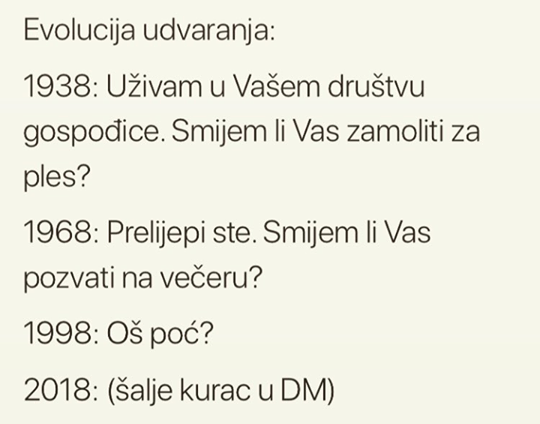 GDJE SU NESTALI DŽENTLMENI? Ovih par rečenica prikazuju koliko se odnos prema ženama promijenio