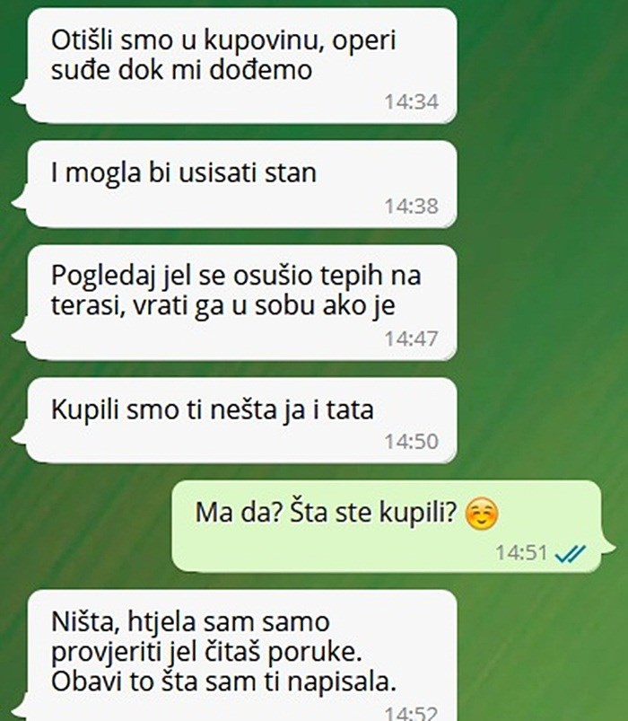 Mama se sjetila kako će kćerku natjerati da joj odgovori i pročita poruke