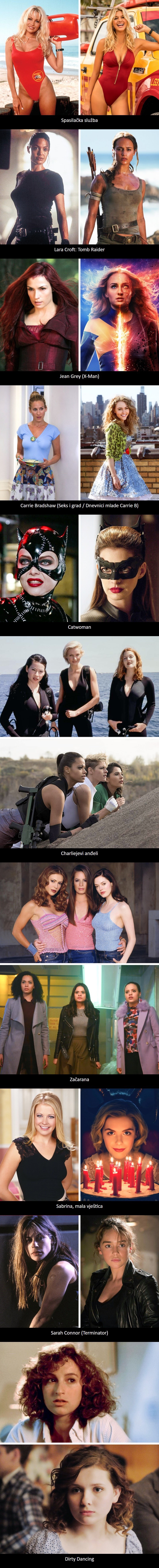 Znate li kako izgledaju svi ovi ženski likovi u novijim verzijama poznatih filmova i serija?