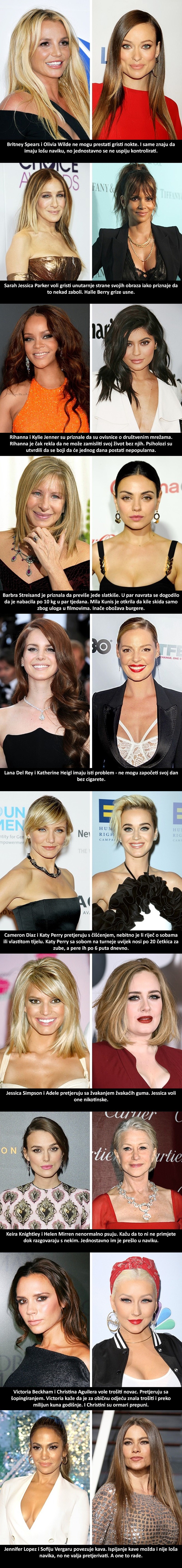 Poznate osobe otkrile su javnosti svoje loše navike: Evo tko pretjeruje sa čišćenjem, a tko nenormalno psuje