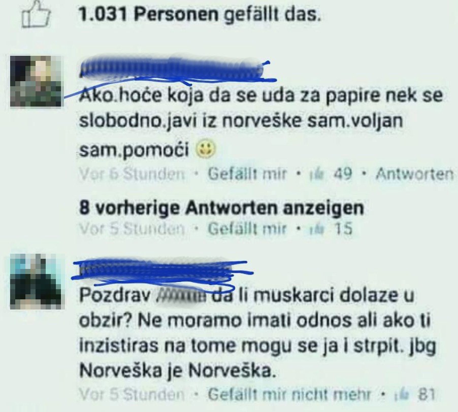 Muškarac je nudio norveške papire ženi koja se želi udati, dobio je ponudu koju sigurno nije očekivao
