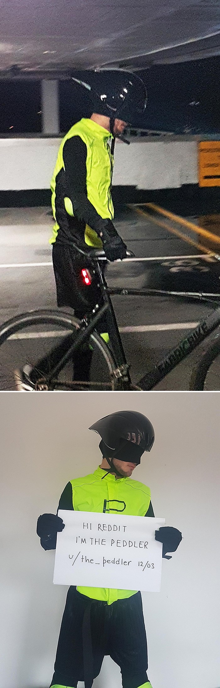 Policiji je prijavio krađu, no umjesto njih, pomogao mu je maskirani superheroj i vratio mu bicikl