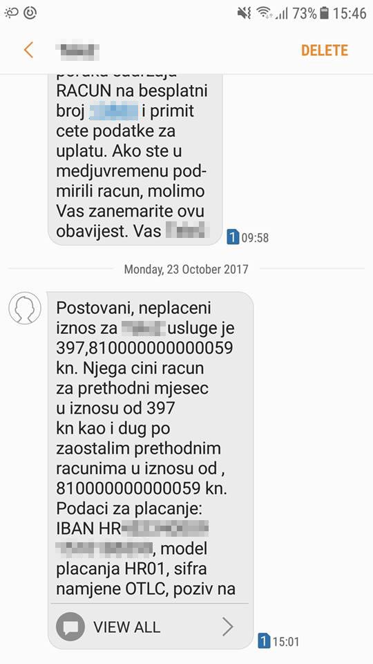 Korisnik je od teleoperatera dobio opomenu zbog duga, šokirao se kad je na vidio točan iznos