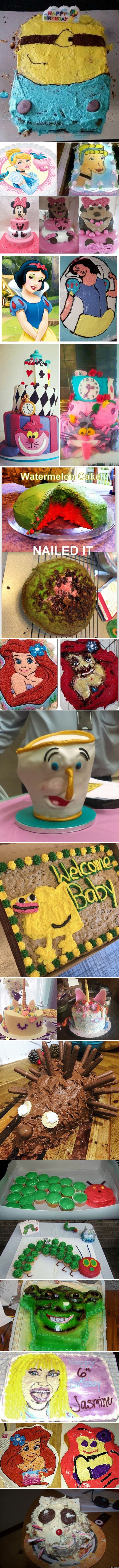 16 najsmješnijih slika katastrofalnih rođendanskih torti koje su vjerojatno razočarale male slavljenike