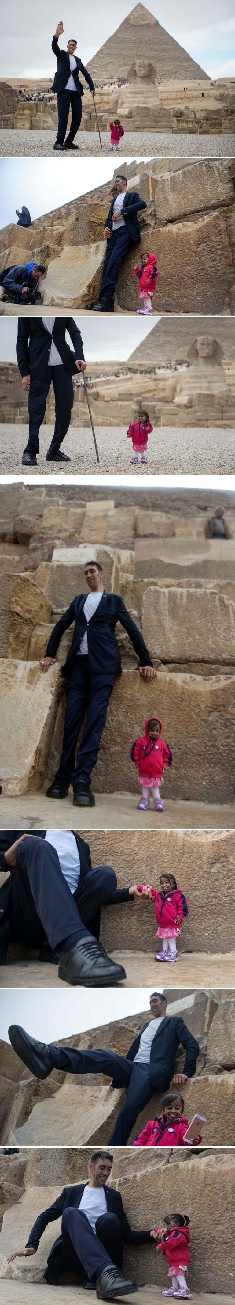 Najviši muškarac upoznao je najnižu ženu na svijetu, pogledajte kako izgledaju jedno kraj drugog