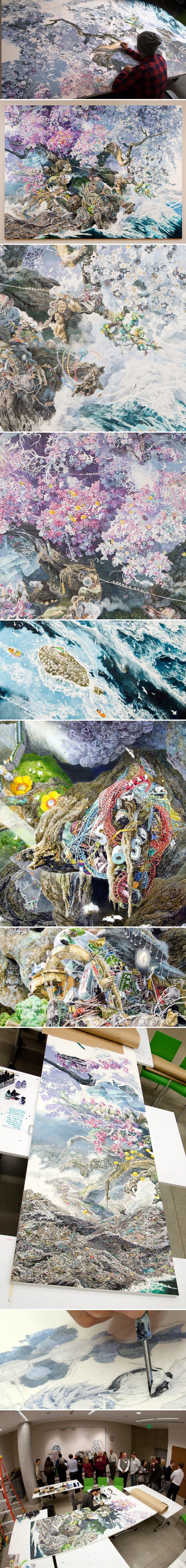 Japanac je 3 i pol godine 10 sati dnevno slikao remek djelo koje će vas oduševiti sitnim detaljima