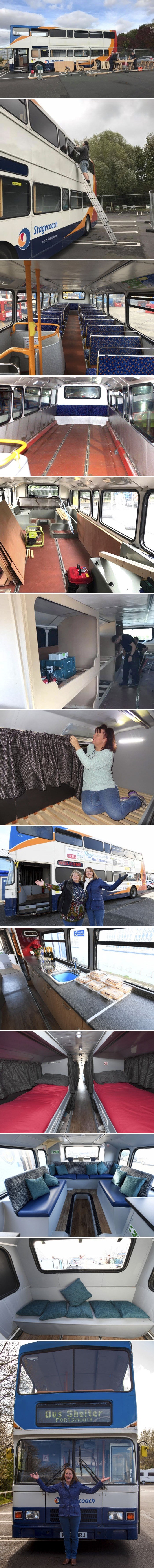 Žene pretvorile autobus u mobilno sklonište za beskućnike, unutrašnjost će vas oduševiti