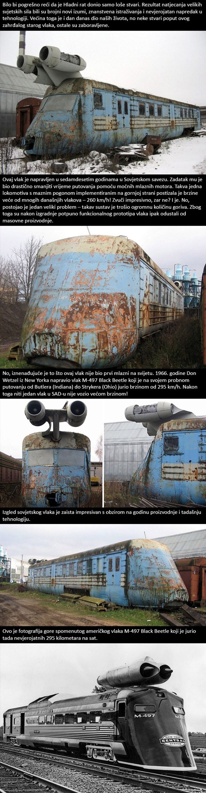 ZAHRĐALI VLADAR TRAČNICA Ovo je sovjetski vlak koji je trebao promijeniti budućnost