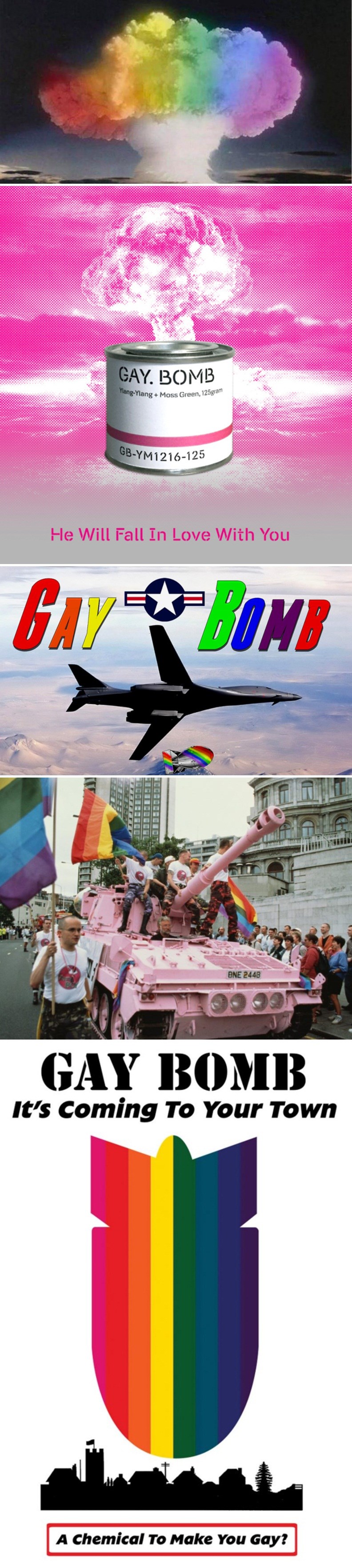 Američka vojska je sredinom 90-ih godina navodno razmišljala o razvoju "gay bombe"