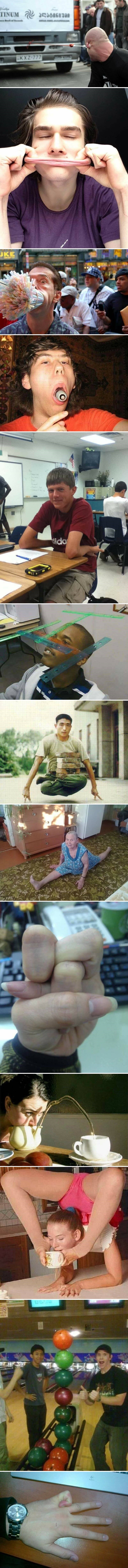 Neobične slike ljude koji su ponosno pokazali svoje nesvakidašnje, ali beskorisne talente