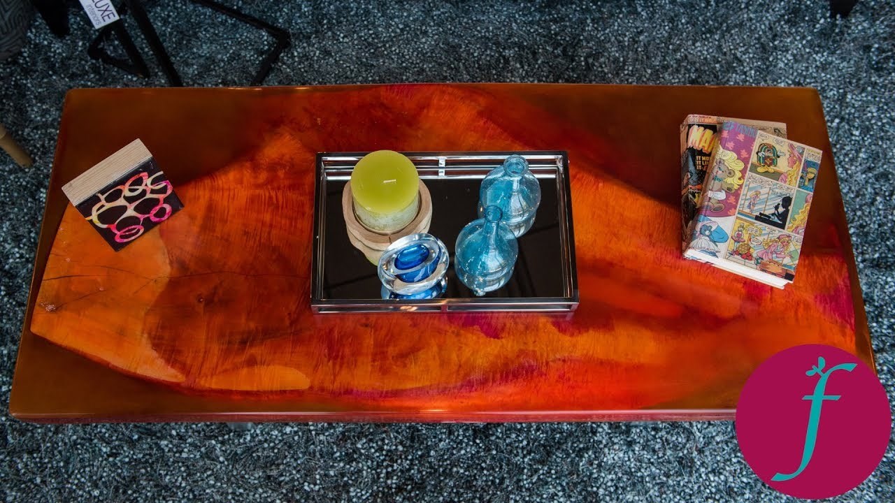 VIDEO Žena je uzela komad drveta i pomoću smole napravila stol, rezultat bi vas mogao iznenaditi