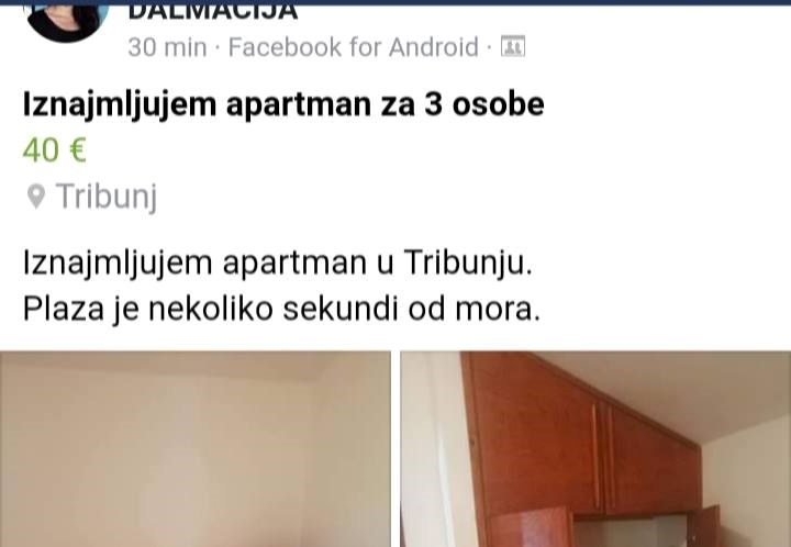 Dalmatinac je na Facebooku objavio oglas za apartman s najboljim opisom ikad