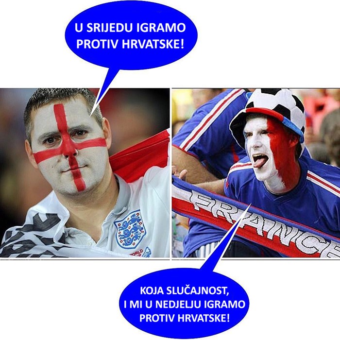 Englez i Francuz komentiraju utakmicu s Hrvatskom