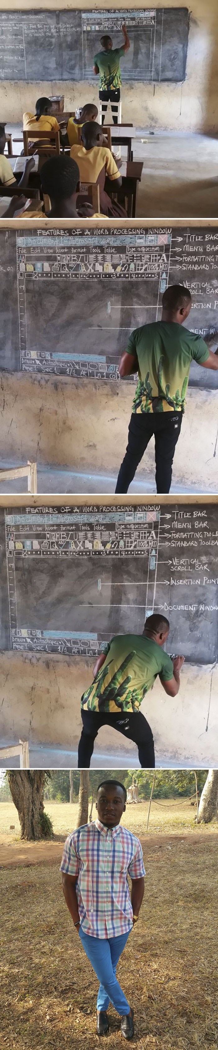 Učitelj oduševio svijet: Nećete vjerovati kako djeca u ovoj afričkoj školi uče informatiku