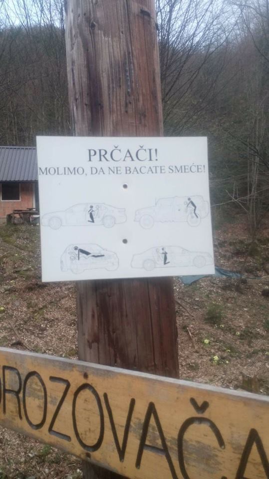 Netko je sumnjivim osobama u automobilima ostavio upozorenje koje je teško ne primijetiti