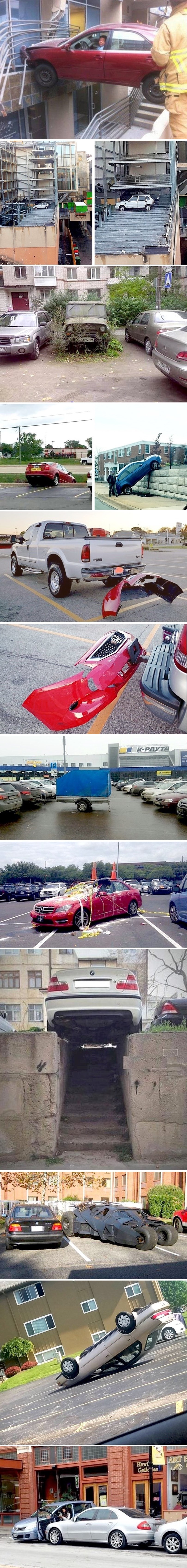 12 smiješnih slučajeva ljudi kojima parkiranje automobila nikad nije bila jača strana