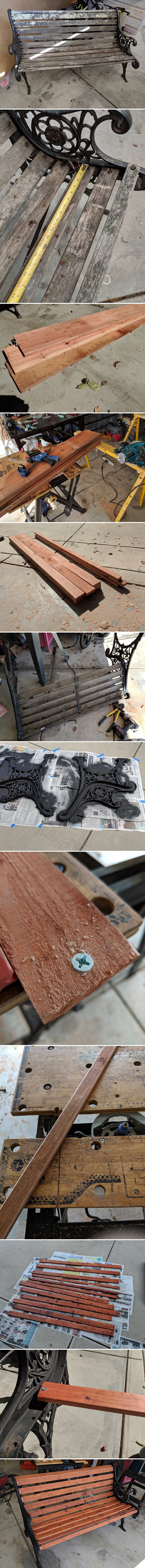 Ispod stabla je vidio polutrulu staru klupu na kojoj nitko više nije htio sjediti. Uzeo ju je i napravio čudo