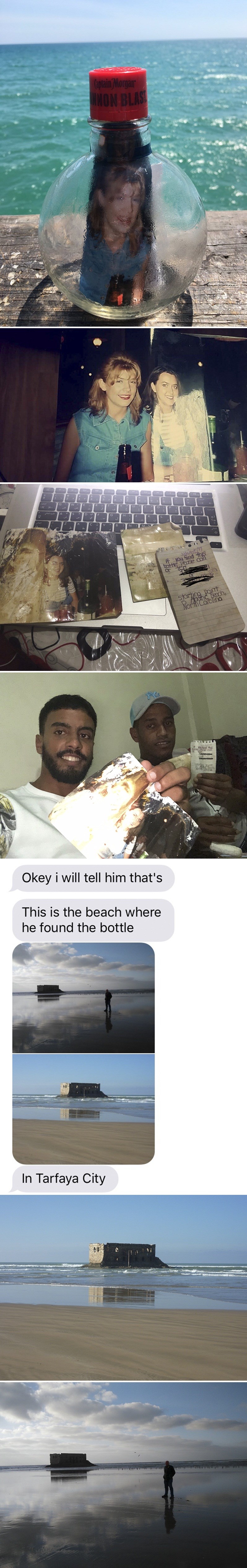 Dvije godine nakon što su sliku preminule majke poslali s porukom u boci, dobili su dugo očekivan odgovor