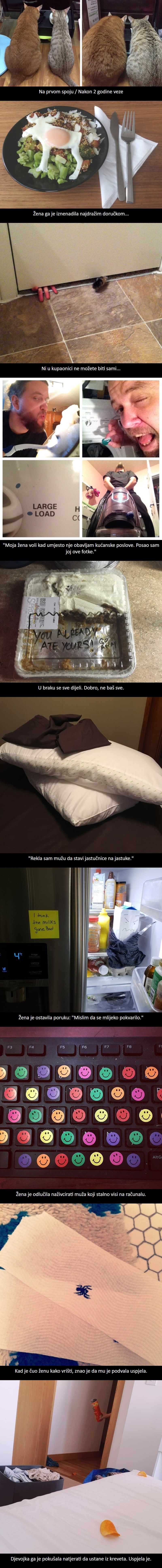 10 fotografija koje prikazuju veze i brakove na smiješan, ali i vrlo realan način