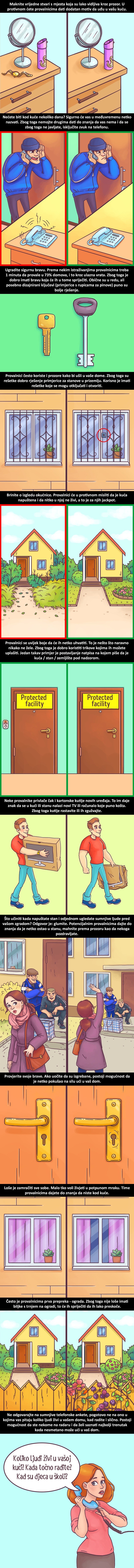 12 korisnih stvari koje mogu zaštititi vaš dom od provalnika kada niste kod kuće