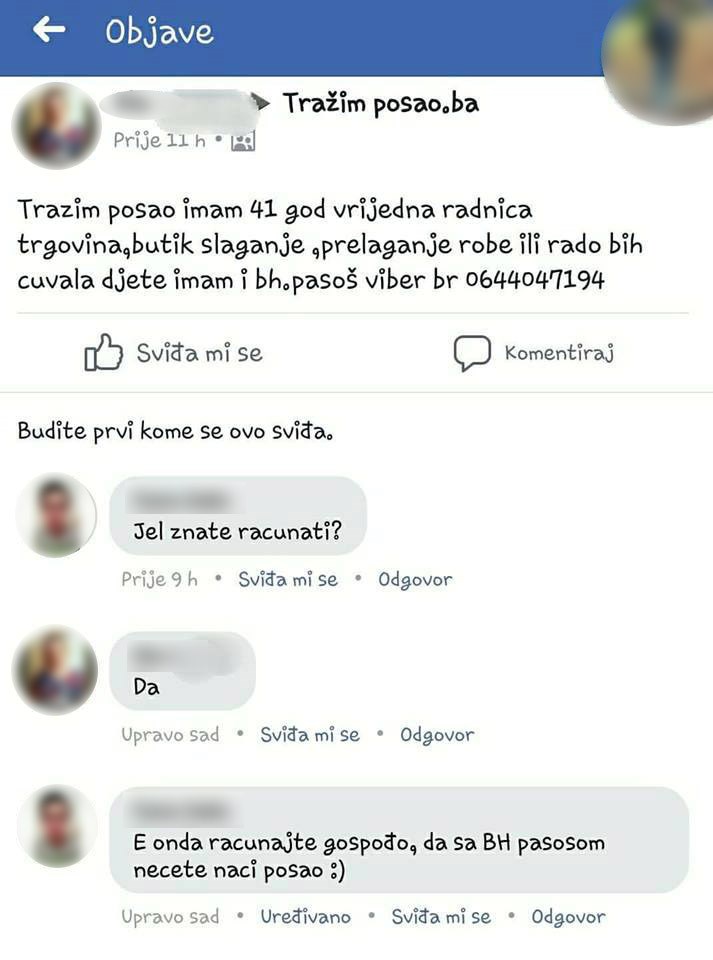 Nezaposlena žena napisala oglas za posao, mladić joj s brutalnim komentarom ubio zadnju nadu