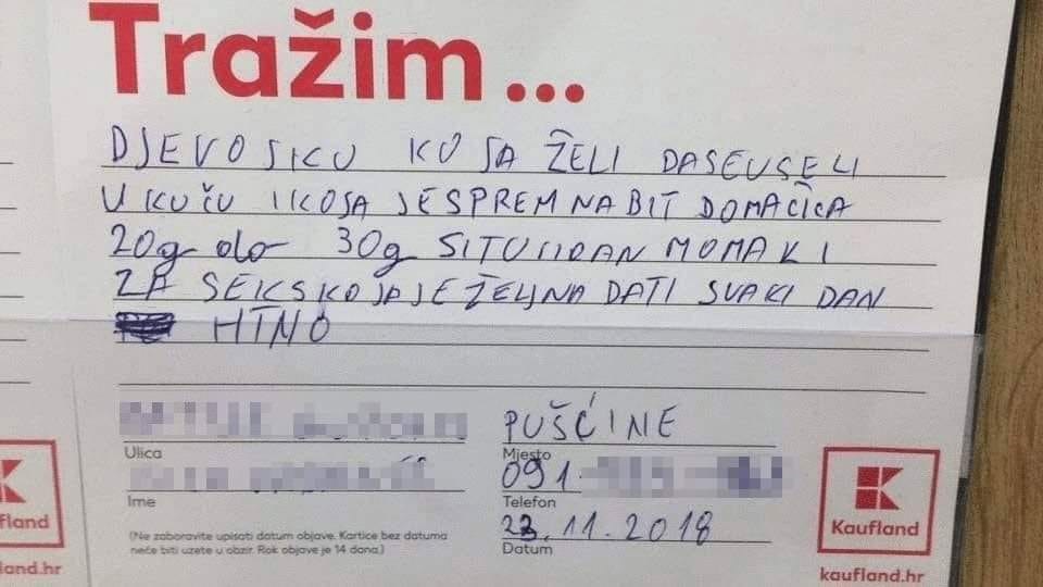 Frajer zavodi po trgovačkim lancima, ostavio je ponudu koju će malo koja žena moći odbiti