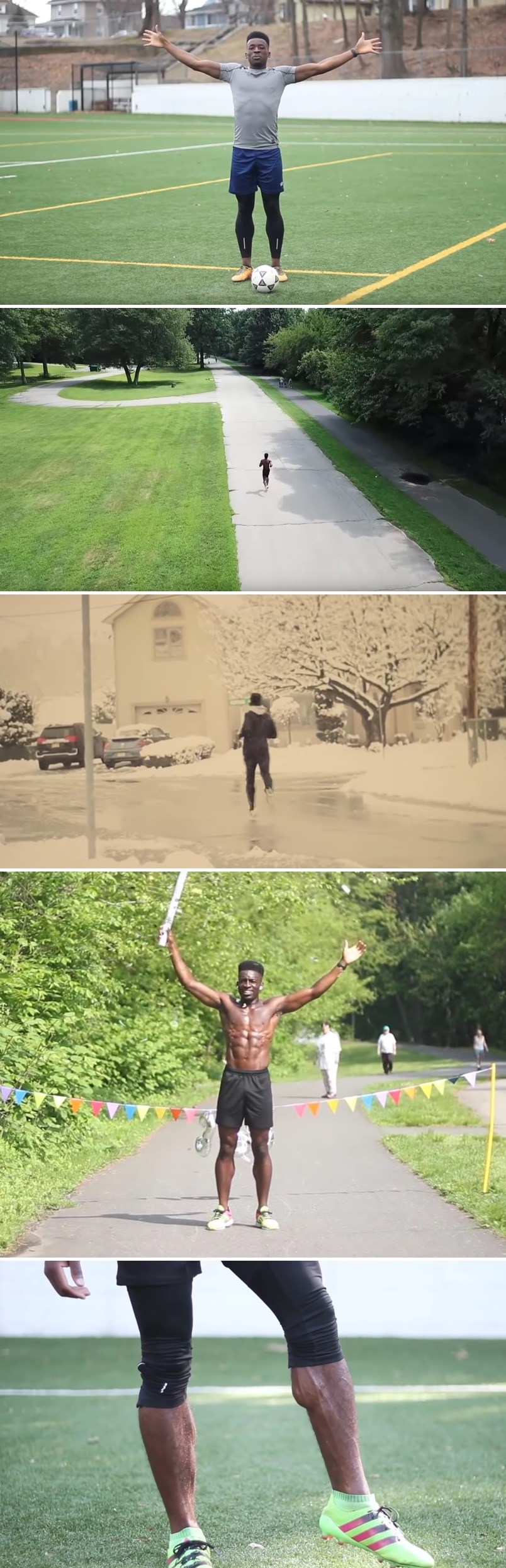 Ovaj nogometaš je u godinu dana pretrčao preko 4500 km, začudit ćete se kad mu vidite noge