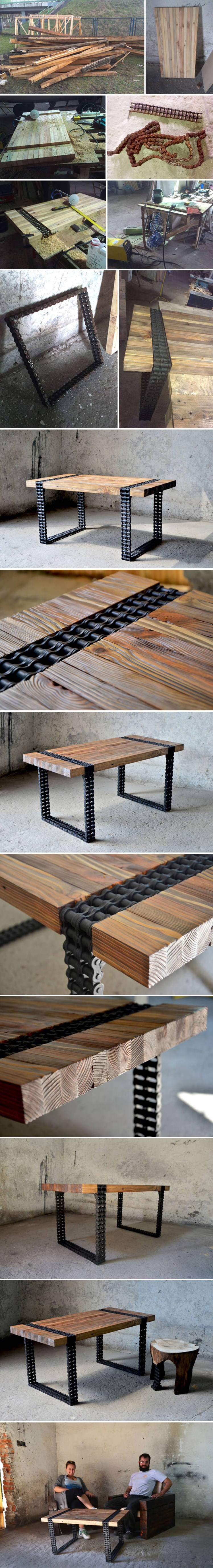 Bračni par je iskoristio stare daske i zahrđali lanac kako bi napravili nešto genijalno za kuću