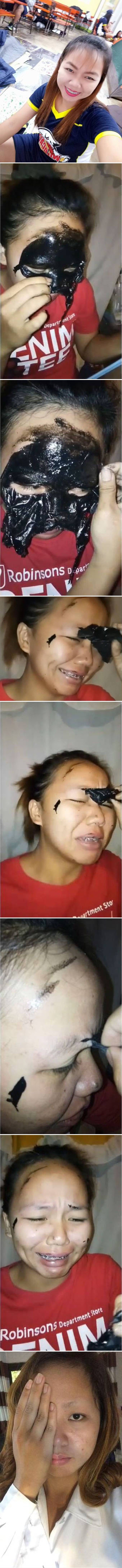 Djevojka je crnu masku za lice koristila na pogrešan način, umjesto mitesera riješila se nečega drugog