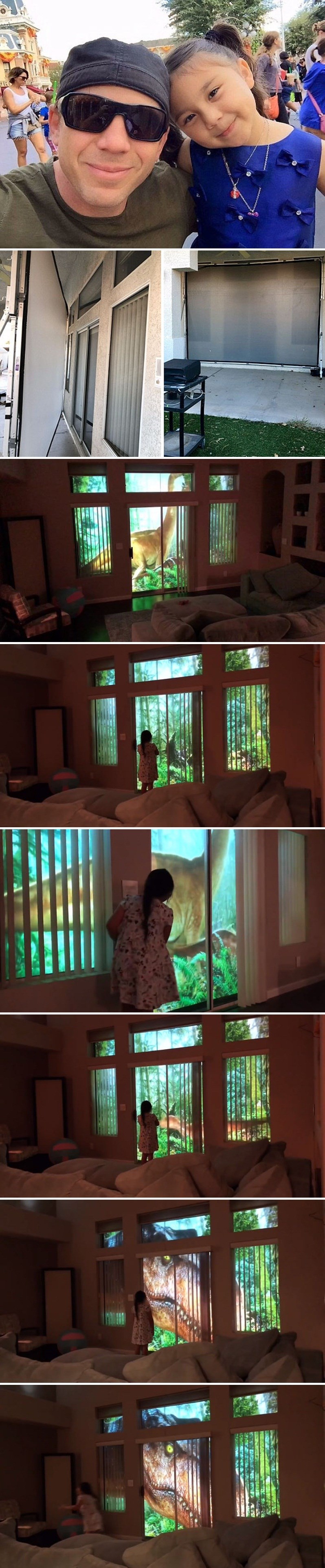 TATINA GENIJALNA IDEJA Kćerkici je na prozoru priredio nešto što vjerojatno nijedno drugo dijete nema