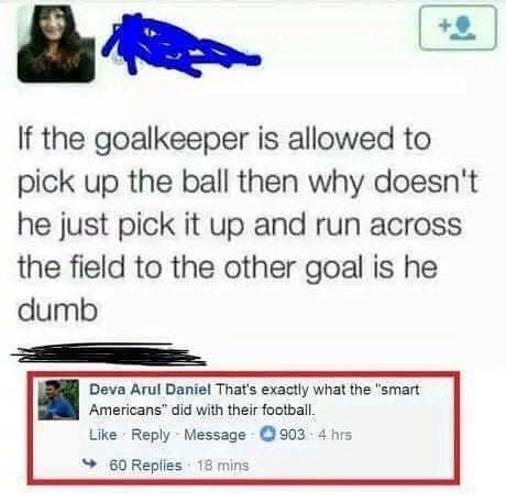 Amerikanci jednostavno ne kuže nogomet: Žena napisala glupost pa dobila dobar odgovor