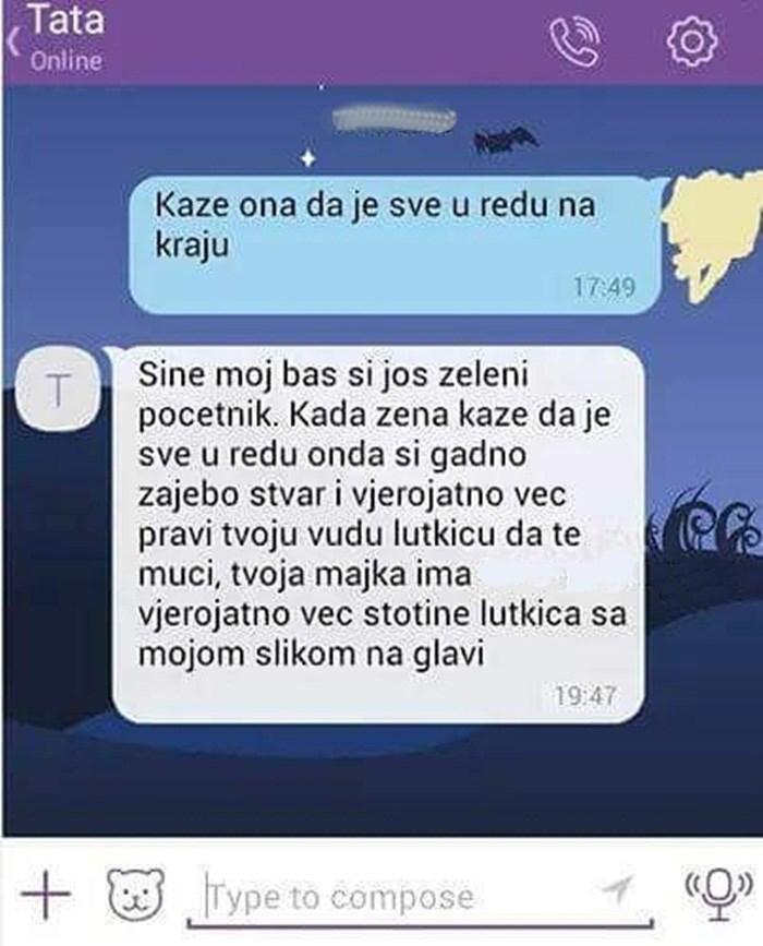 Sin se pomirio s djevojkom nakon svađe, no onda mu je tata otkrio istinu na urnebesan način