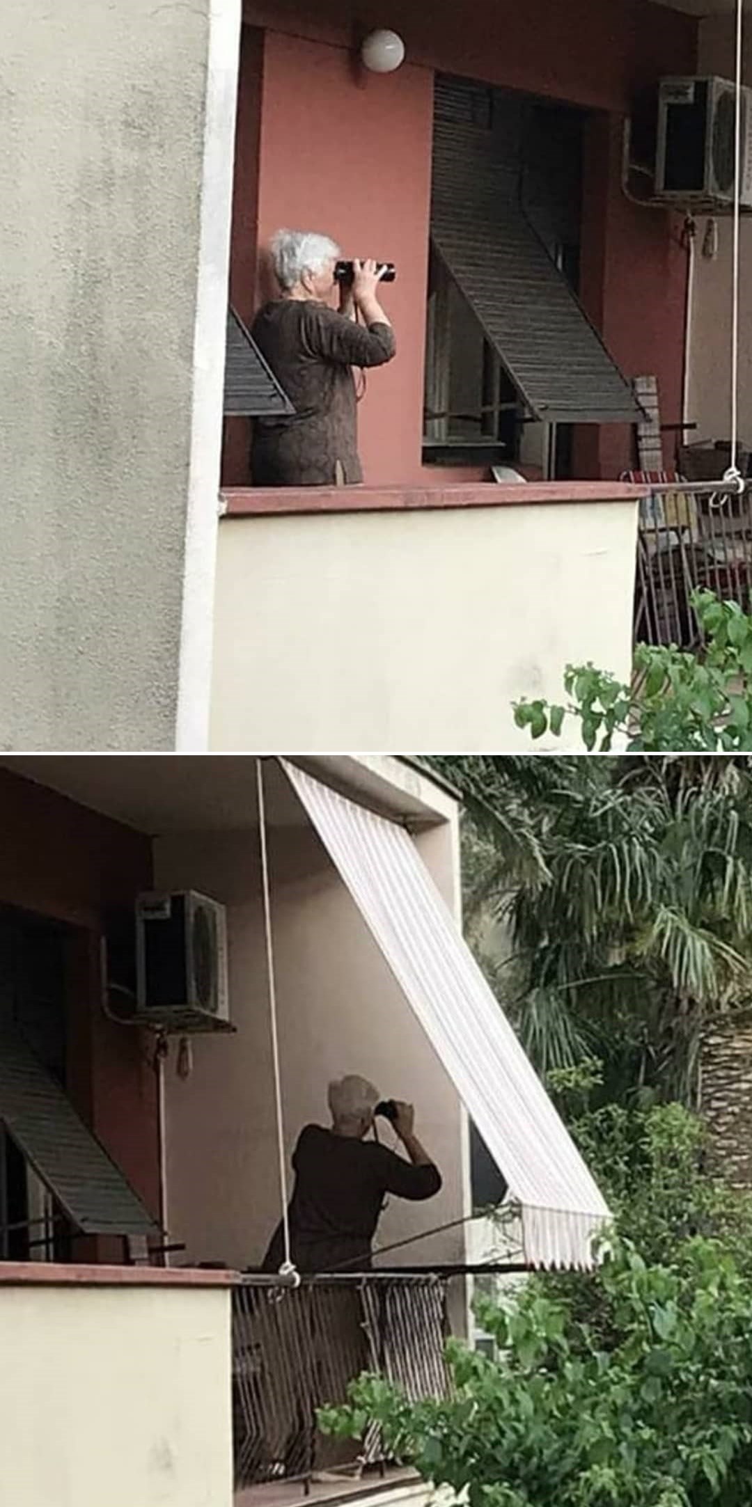 Netko je primijetio da u susjedstvu imaju špijuna, pogledajte što je ugledao na jednom od balkona