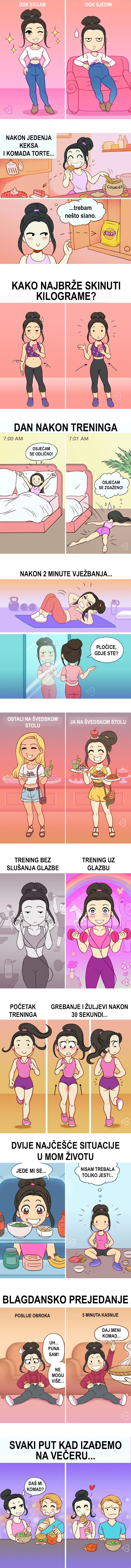 Fitness trenerica na smiješan način prikazuje probleme žena koje žele biti u formi