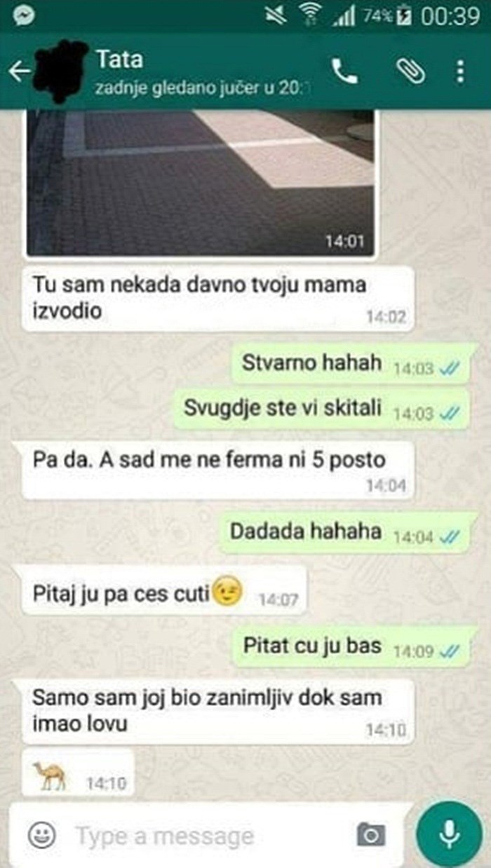 Tata je sinu poslao sliku jednog posebnog mjesta pa otkrio pravu istinu o svome braku