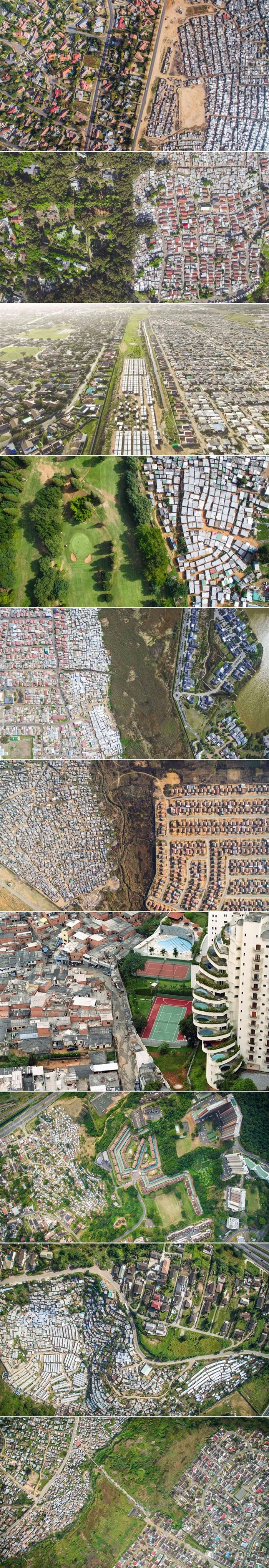 ŠOKANTNE SLIKE Snimke iz zraka prikazuju razvdajanje svijeta na bogate i siromašne