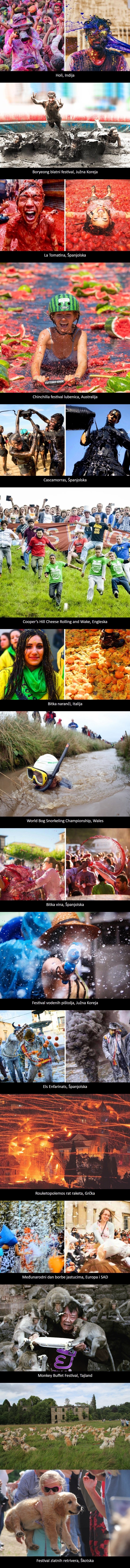 15 kaotičnih festivala od kojih biste bar jedan trebali posjetiti tijekom života