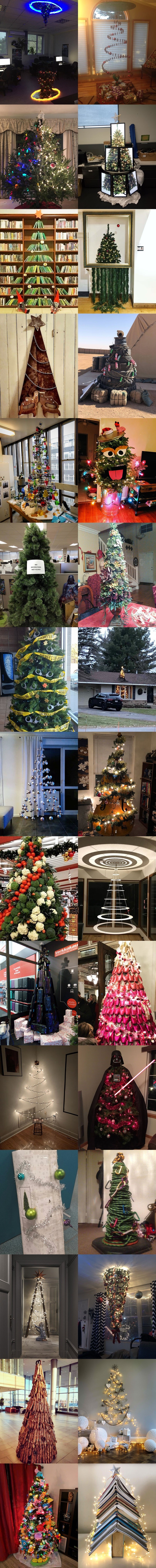 Ovi ljudi su "začinili" blagdane svojim genijalnim božićnim drvcima, teško je odabrati najbolju ideju